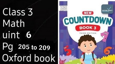 countdown book 3 third edition pg 205 206 207 208 209 unit 6 exercise 6c/class 3 math exercise 6c