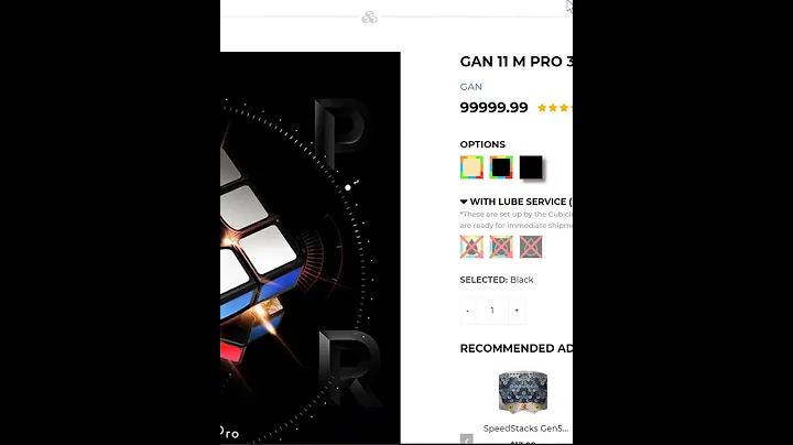 Scared of 2050 GAN cube! #shorts