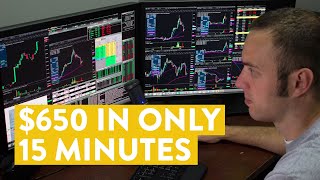 [LIVE] Day Trading | I Made $650 Online in Only 15 Minutes...