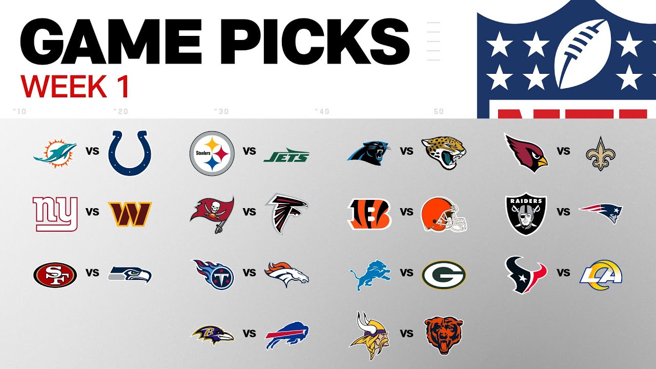 NFL Week 1 Game Picks