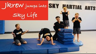 Jkrew Jumps Into Sky Life - Jumping Challenge