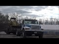 Hauling Fiat-Allis 545B Wheel Loader with International 4900