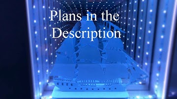 Scroll Saw Project LED Infinity Box Display.