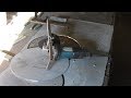 Как вырезать круглое отверстие в металле болгаркой.How to cut a round hole in metal grinder