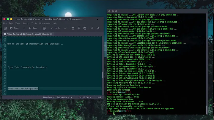How Install Qt-Creator On Linux Debian or Ubuntu Like OS ? X86 SYSTEM YTC 2020 2021 2019