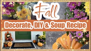 FALL Front Porch Decorate /Fall Decor / Fall DIY Gift Idea / Sweet Potato Soup Recipe by Style My Sweets 2,452 views 7 months ago 9 minutes, 40 seconds
