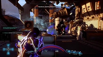 Human Kineticist Gold Solo on Firebase Magma against Kett (Mass Effect Andromeda)