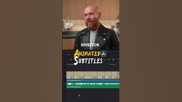 Animated subtitles in DaVinci Resolve