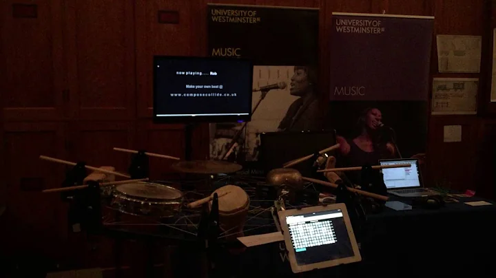 Robot drum machine by Jerry Fleming