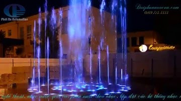 Nhạc nước âm sàn nghệ thuật, đài phun nước âm sàn tự động