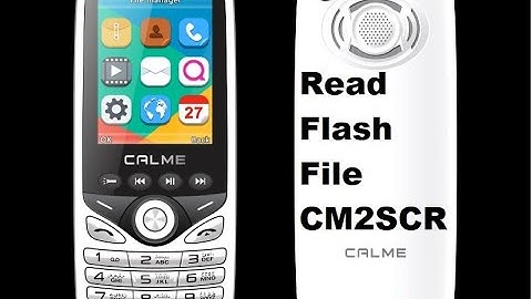 CALME C888 Read Flash File CM2SCR 2020