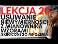 Usuwanie Niewymierności z mianownika wzory skróconego mnożenia 2 stopnia  LEKCJE Z FSOREM #20