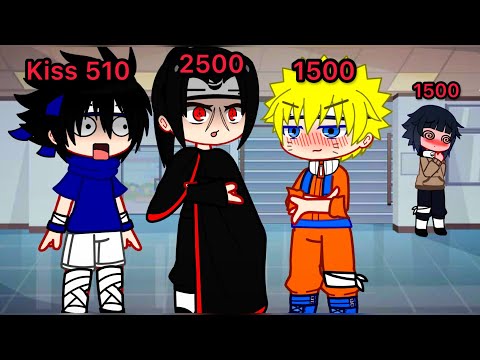 Kiss Count 💋|| meme || Naruto || Gacha Club