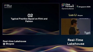 Flink Forward Asia Singapore 2025: Real-time Lakehouse @ Shopee