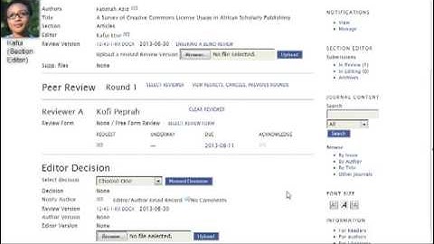 PKPSchool: OJS for Editors: Lesson 9: Assigning a Reviewer