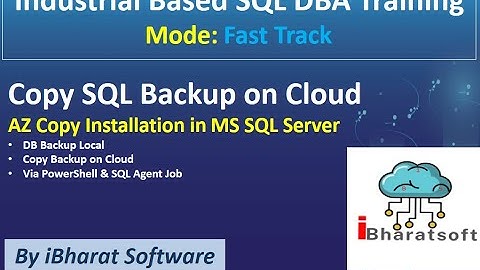 Step by Step: SQL Server Backup Local to Azure Storage with PowerShell & SQL Agent #ibharatsoftware