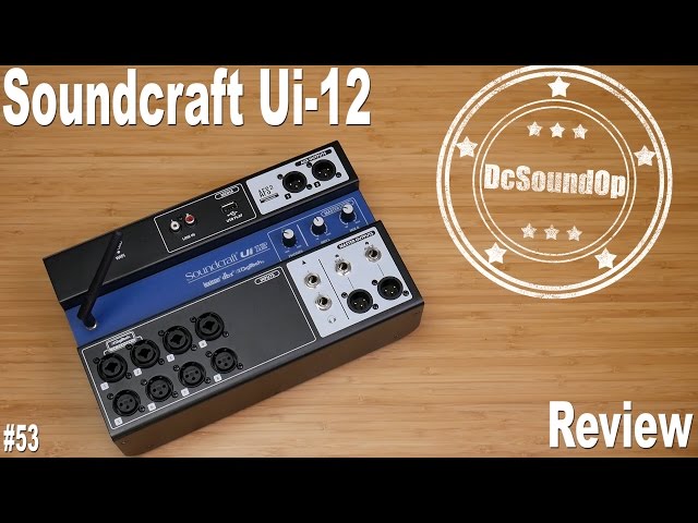 Soundcraft Ui-12 First Look 🎛👀 WATCH THE UPDATE!