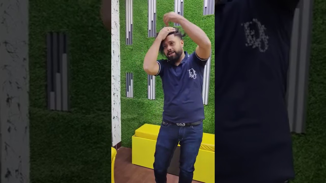 How to style a long hair patch look 