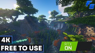 Free To Use Gameplay | Minecraft | 4K | No Copyright Gameplay + Map