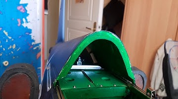 rc F4u Corsair Slide canopy mechanism part 2,Kallergis 2020
