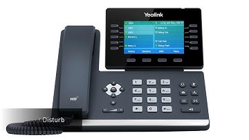NEC Yealink T54W Do Not Disturb (DND)