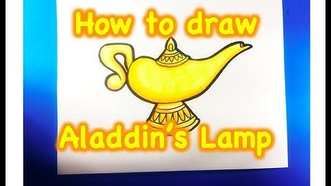 How to draw Aladdin