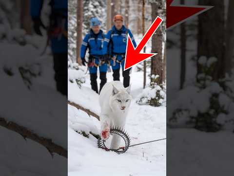 Wildlife rescuers save lynx's life