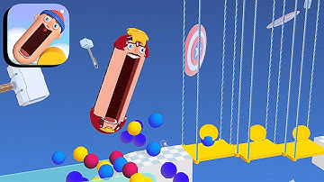 Hopping Heads ​- All Levels Gameplay Android,ios (Levels 380-383)