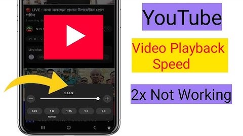 YouTube Playback Speed Not Working Problem - 2025| Playback Speed inYouTube Not Working