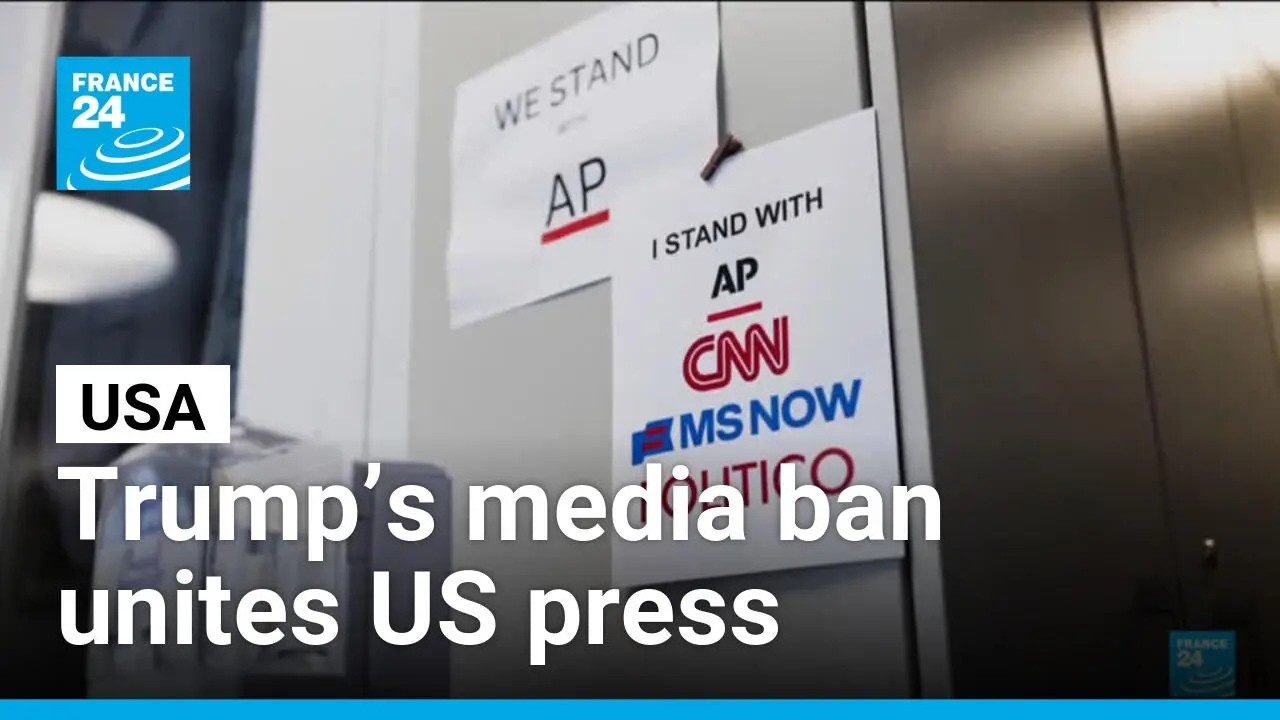 Trump media ban sparks solidarity among US news outlets • FRANCE 24 English