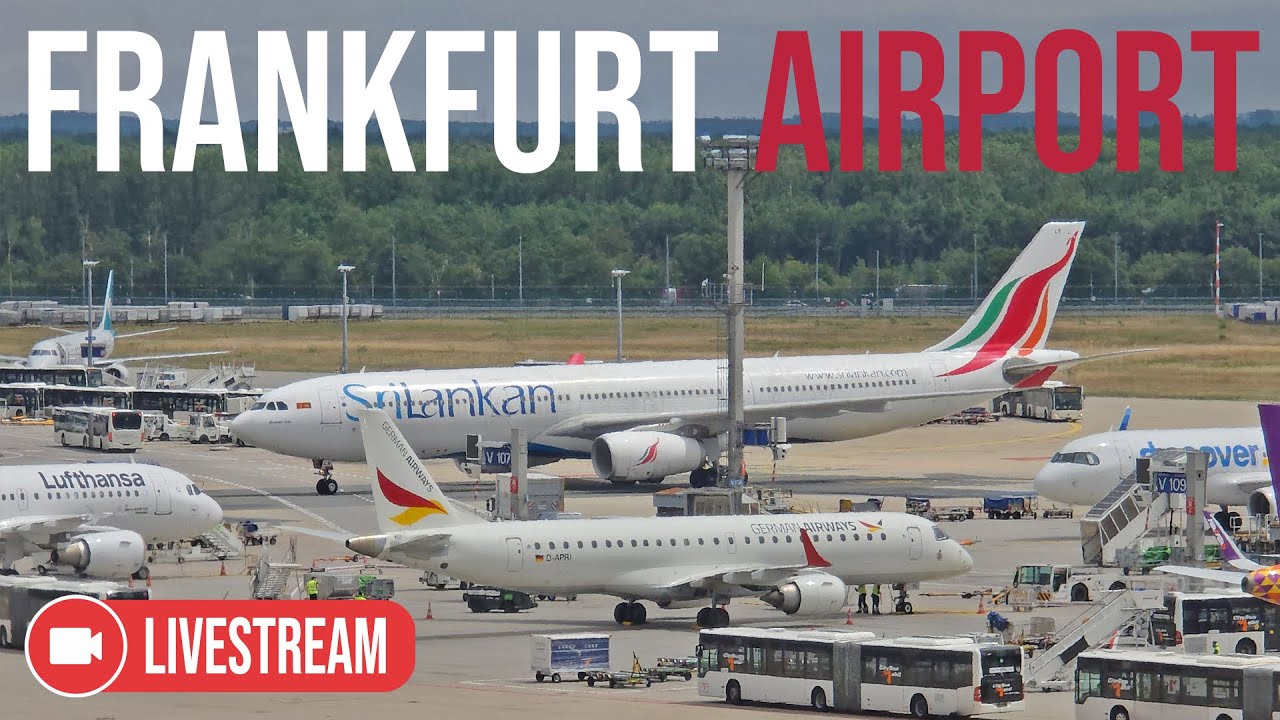 24/7 Live Stream (Pre-Recorded) | Continuous Plane Spotting from Frankfurt Airport in Germany