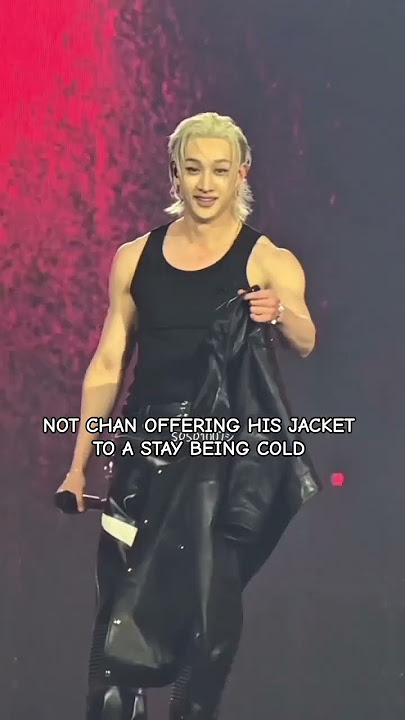 The way he noticed her shivering😭”#Straykids #bangchan #dominATEcelebrATE #concert #kpop #shorts#fyp