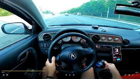 350HP Boosted Honda DC5 POV Driving (Supercharged Acura RSX Type S)