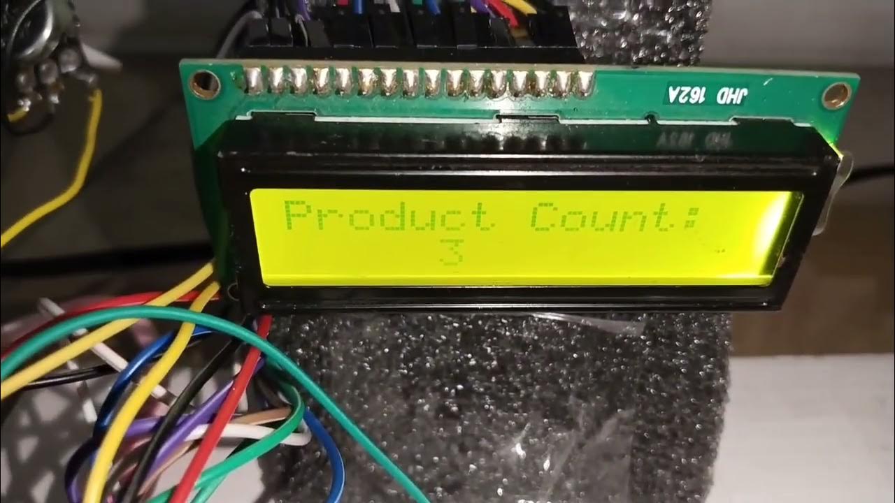 Electronics department#IR Sensor based product Counter - YouTube