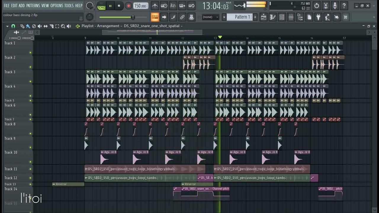 Colour Bass with Spicy Riddim Drums 2 Free FLP YouTube