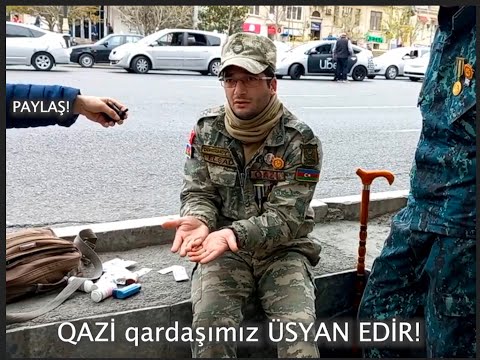 PAYLAŞ! Qarabağ qazisi etiraz edir! \