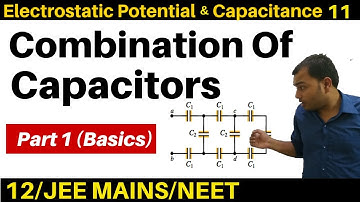 Electrostatic Potential n Capacitance 11 : Series and Parallel Combination Of Capacitors -1 (BASICS)