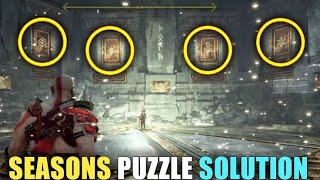 God of War - Winter,Spring,Summer,Autumn Puzzle screenshot 1