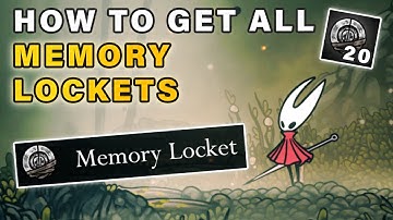 Where to find ALL Memory Lockets to Upgrade Crest Slots ► Hollow Knight: Silksong