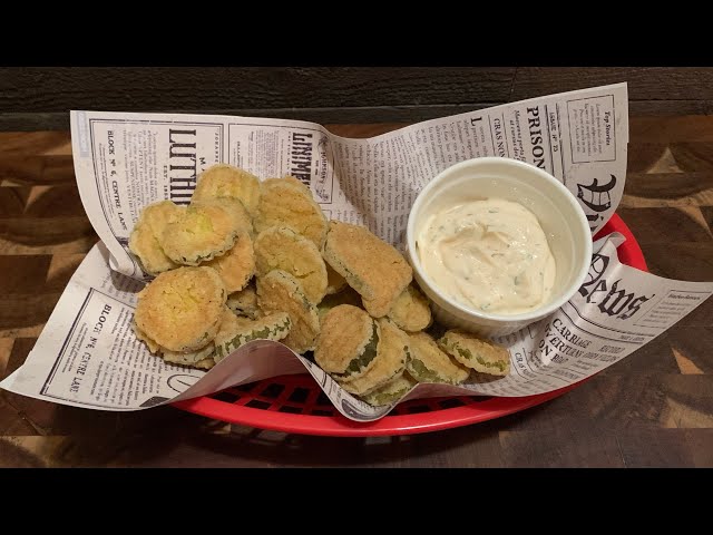 How to make: fried pickles || フライドピクルスwith ディッピング