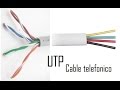 Como hacer una extension de cable UTP con cable telefonico