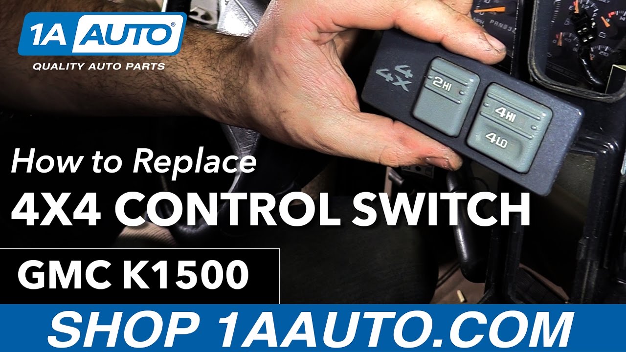 How to Replace 4x4 Switch 8898 GMC K1500 YouTube