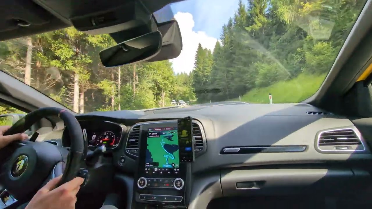 Renault Megane RS Trophy Uphill POV Passenger