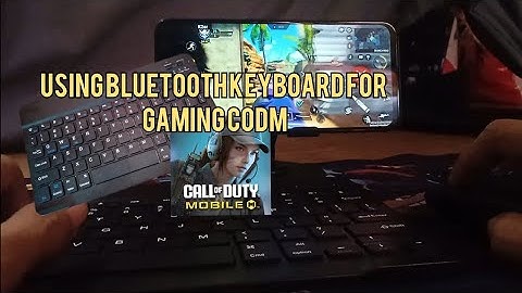 Bluetooth keyboard with mouse for Call of Duty Mobile