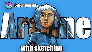 Colouring in krita | #SKETCHES #sketches #art #sketchingbasics #drawing #learningsketch #
