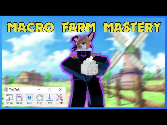 How To Macro-Farm, Grind Mastery Overnight! | Blox Fruits class=