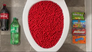 Will it Flush? - Coca Cola, Fanta, Sprite, Skittles, Red Candy, Plastic Eggs, M&M's