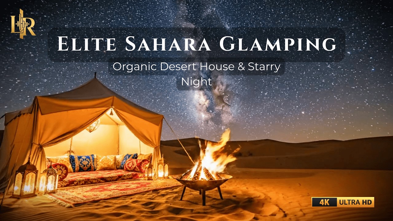 Elite Sahara Glamping 🏜️ Organic Desert House & Starry Night