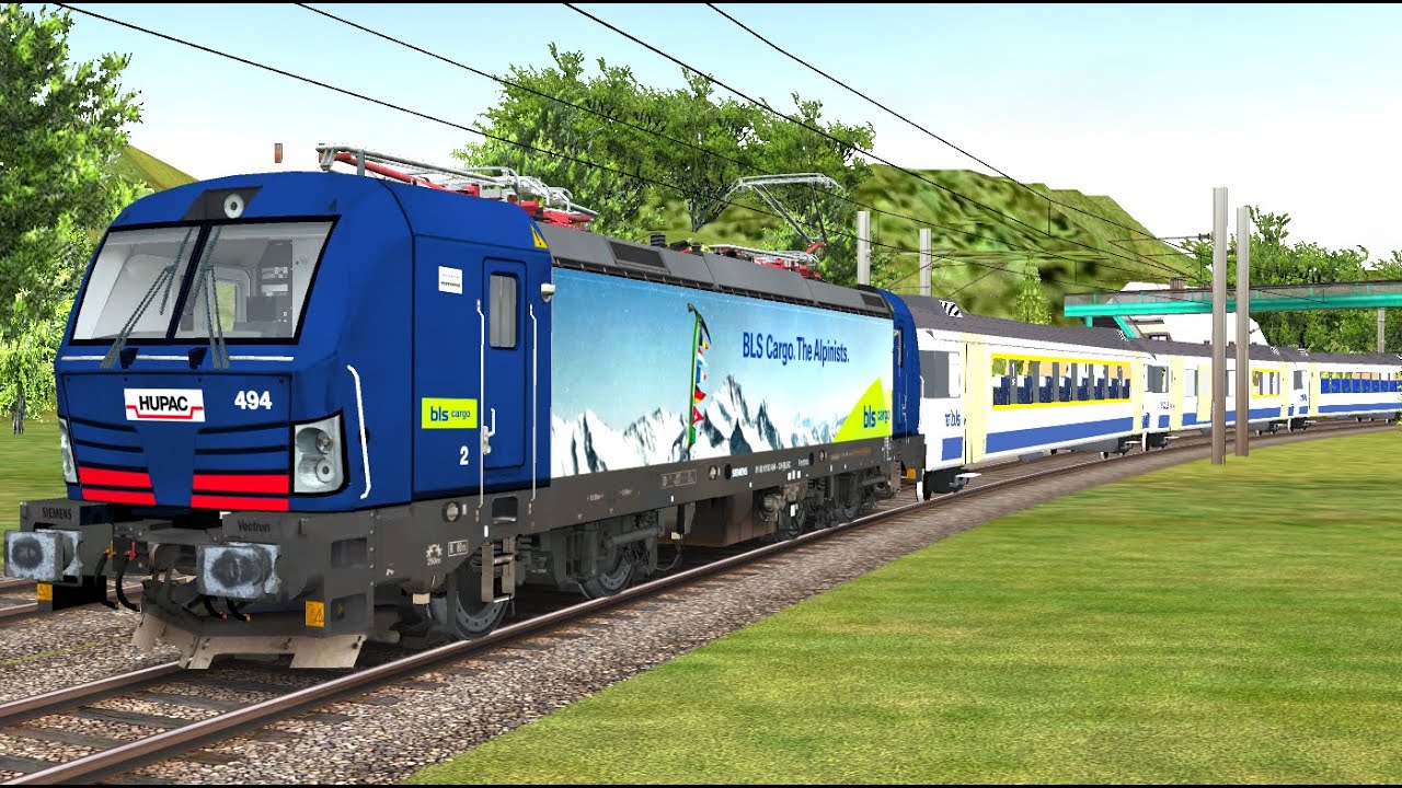 Open Rails Sbb Open Rails SBB/BLS. Vectron-Lok führt RegioExpress. - YouTube