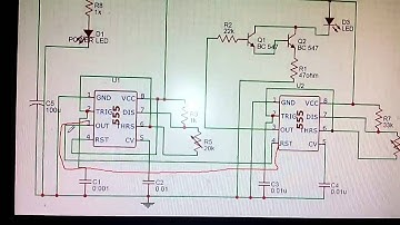 Infrared transmitter circuit